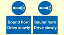 sound-horn-drive-slowly-warehousing-and-delivery-sign~